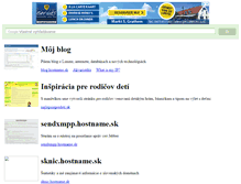 Tablet Screenshot of hostname.sk